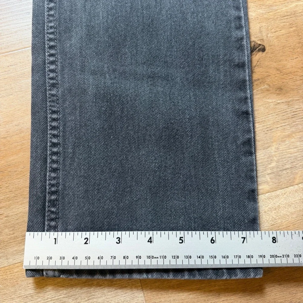 Vintage Levi's 505 Regular Fit Jeans Mens 28x32 Black Straight Leg Denim Y2K